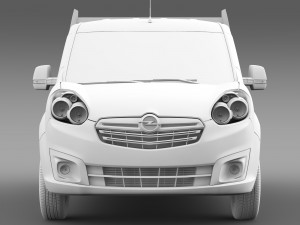 opel combo tipper 2015 3D 모델
