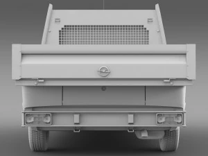opel combo tipper 2015 3D Model