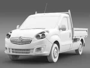 opel combo tipper 2015 3D Model