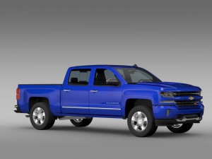 chevrolet silverado ltz z71 crew cab gmtk2 sh bo 3D 모델
