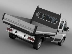 citroen relay crew cab truck 2009-2014 Modelo 3D