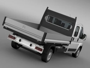 citroen relay crew cab truck 2009-2014 3D Model