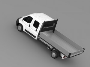 citroen relay crew cab truck 2009-2014 Modelo 3D
