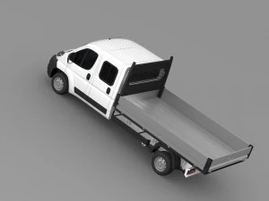 citroen relay crew cab truck 2009-2014 3D Model