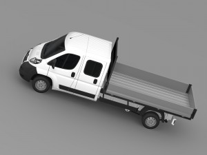 citroen relay crew cab truck 2009-2014 Modelo 3D