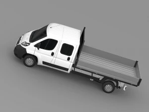 citroen relay crew cab truck 2009-2014 3D Model