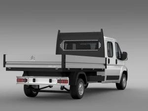 citroen relay crew cab truck 2009-2014 3D Model