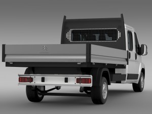 citroen relay crew cab truck 2009-2014 Modelo 3D