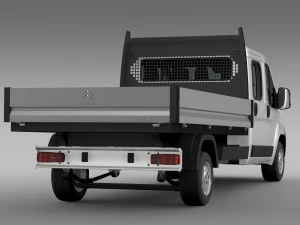 citroen relay crew cab truck 2009-2014 3D Model