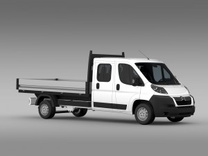 citroen relay crew cab truck 2009-2014 Modelo 3D