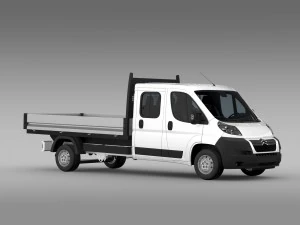 citroen relay crew cab truck 2009-2014 3D Model
