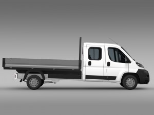 citroen relay crew cab truck 2009-2014 Modelo 3D
