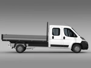 citroen relay crew cab truck 2009-2014 3D Model