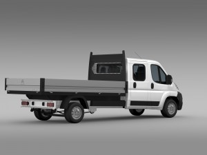citroen relay crew cab truck 2009-2014 Modelo 3D