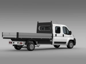 citroen relay crew cab truck 2009-2014 3D Model