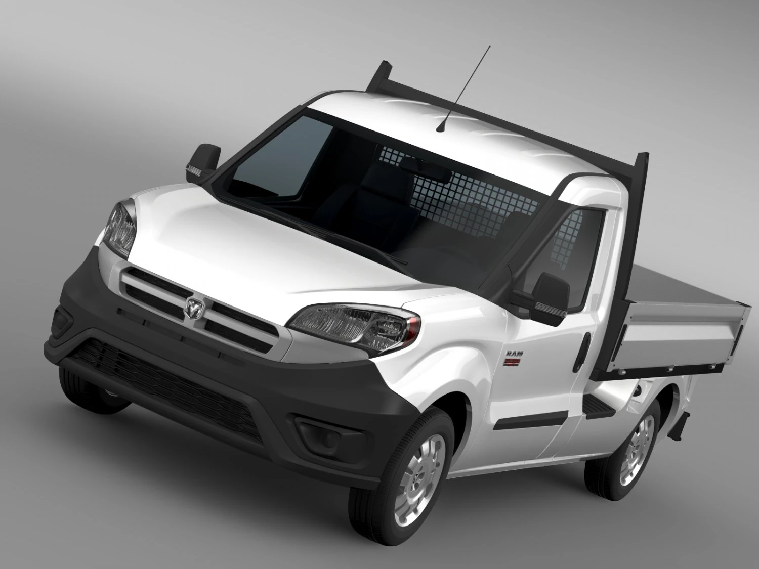 ram promaster city tipper 2016 3D Model .c4d .max .obj .3ds .fbx .stl .blend 
