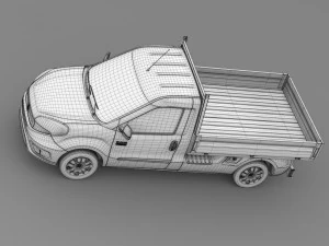 ram promaster city tipper 2016 3D Model