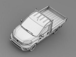 ram promaster city tipper 2016 Modelo 3D