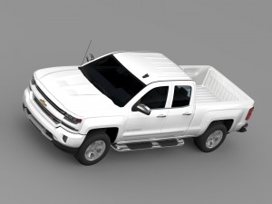 chevrolet silverado ltz z71 double cab gmtk2 st 3D Model