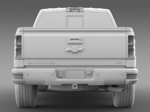 chevrolet silverado ltz z71 double cab gmtk2 st 3D Model