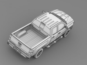 chevrolet silverado ltz z71 double cab gmtk2 st 3D Model