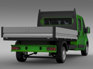 citroen relay crew cab truck 2016 3D Model