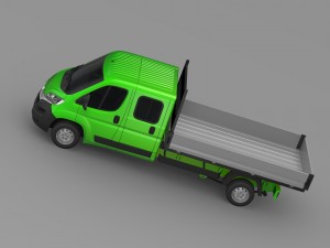 citroen relay crew cab truck 2016 3D Model