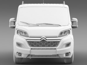 citroen relay crew cab truck 2016 3D Model