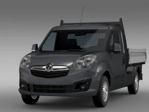vauxhall combo tipper 2015 3D Model