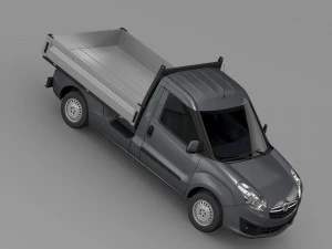 vauxhall combo tipper 2015 3D Model