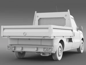 vauxhall combo tipper 2015 3D Model