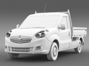 vauxhall combo tipper 2015 3D Model