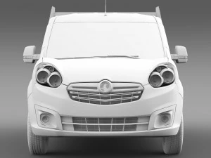 vauxhall combo tipper 2015 3D Model