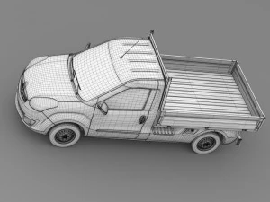 vauxhall combo tipper 2015 3D Model