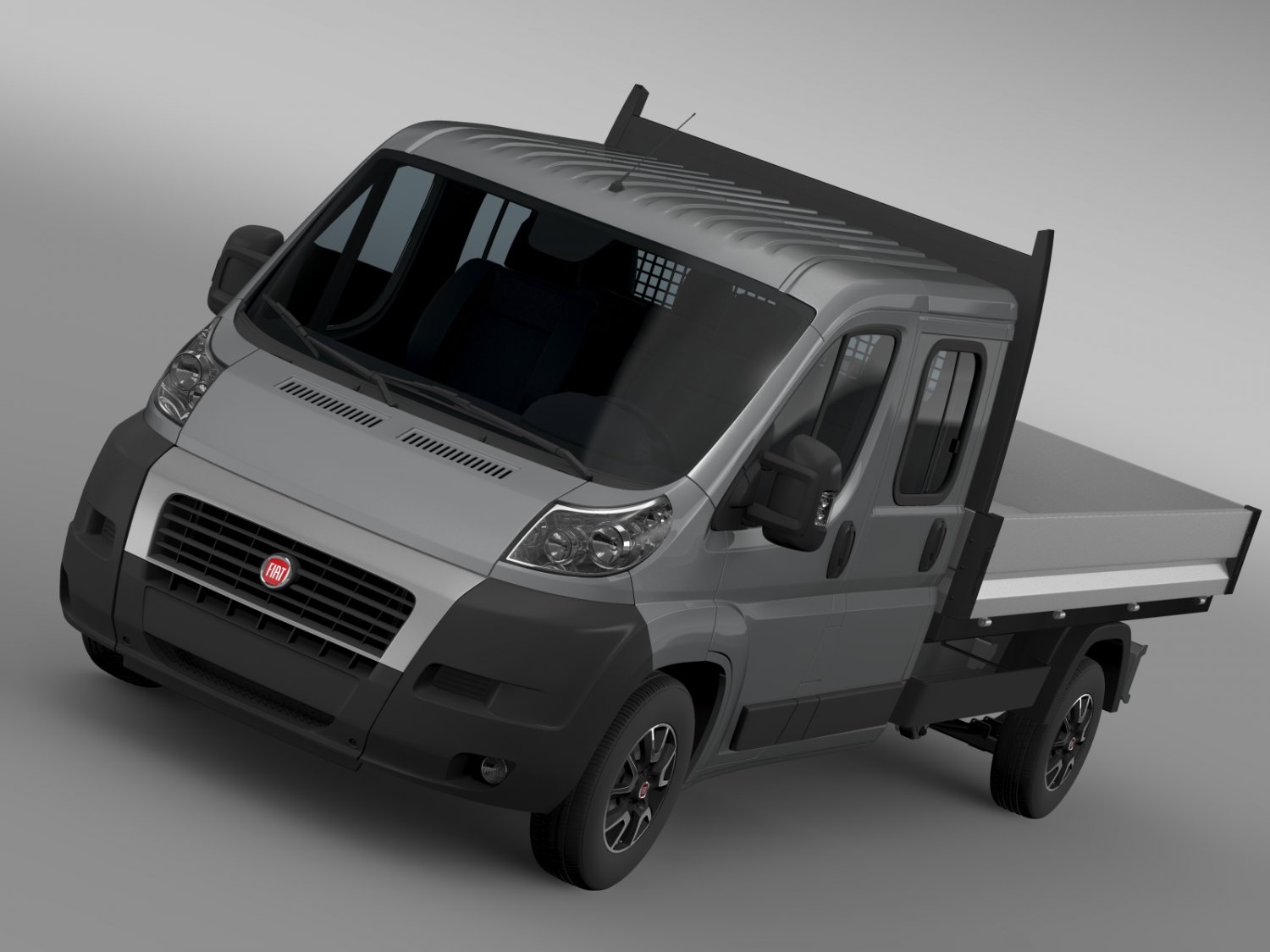 Fiat Ducato Crew Cab Truck 2009 2014 3d Model In Van And