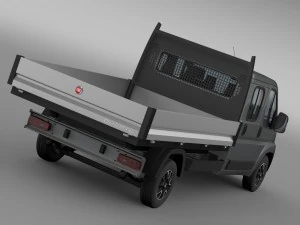 fiat ducato crew cab truck 2009-2014 3D Model