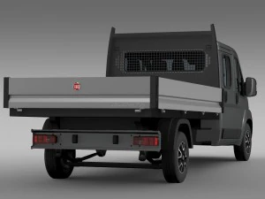 fiat ducato crew cab truck 2009-2014 3D Model