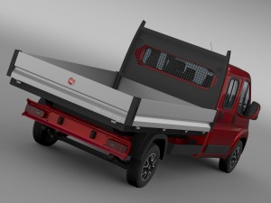 fiat ducato crew cab truck 2016 3D Model