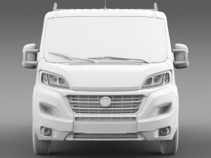 fiat ducato crew cab truck 2016 3D Model
