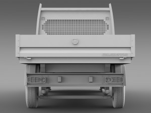 fiat ducato crew cab truck 2016 3D Model