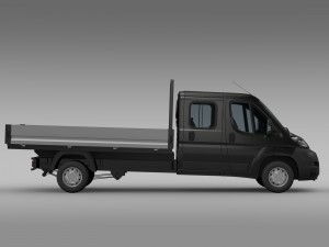 peugeot boxer crew cab truck 2009-2014 Modelo 3D