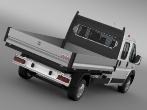 ram promaster cargo crew cab truck 2015 3D 模型