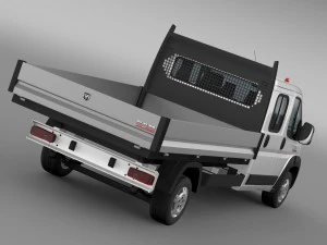 ram promaster cargo crew cab truck 2015 3D Model