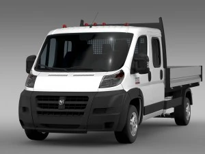 ram promaster cargo crew cab truck 2015 3D Model