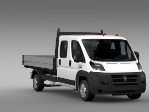 ram promaster cargo crew cab truck 2015 3D 模型