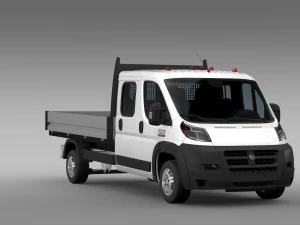 ram promaster cargo crew cab truck 2015 3D Model