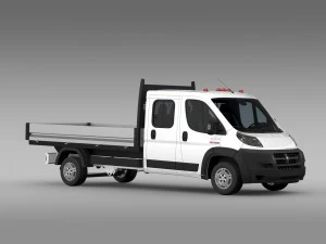 ram promaster cargo crew cab truck 2015 3D Model