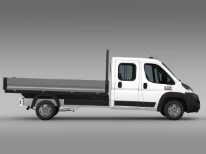ram promaster cargo crew cab truck 2015 3D Model