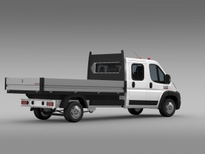 ram promaster cargo crew cab truck 2015 3D 模型