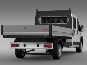 ram promaster cargo crew cab truck 2015 3D 模型
